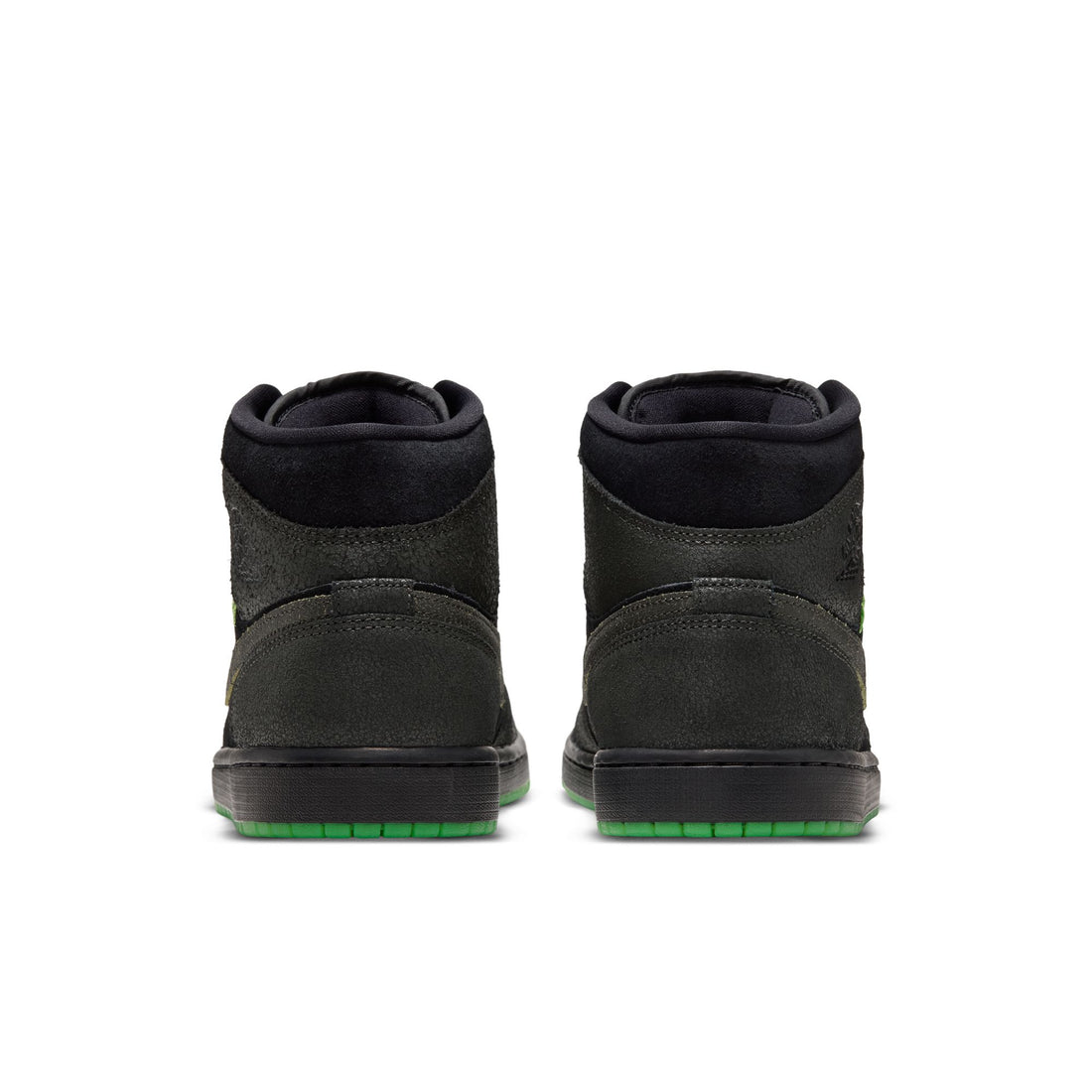 Air Jordan 1 Mid SE (Black/Black/Sequoia)