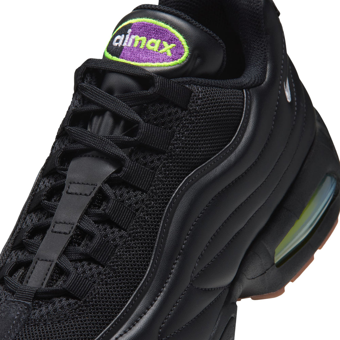 Nike Air Max 95 Big Bubble PRM (Black/White/Medium Gum/Volt)