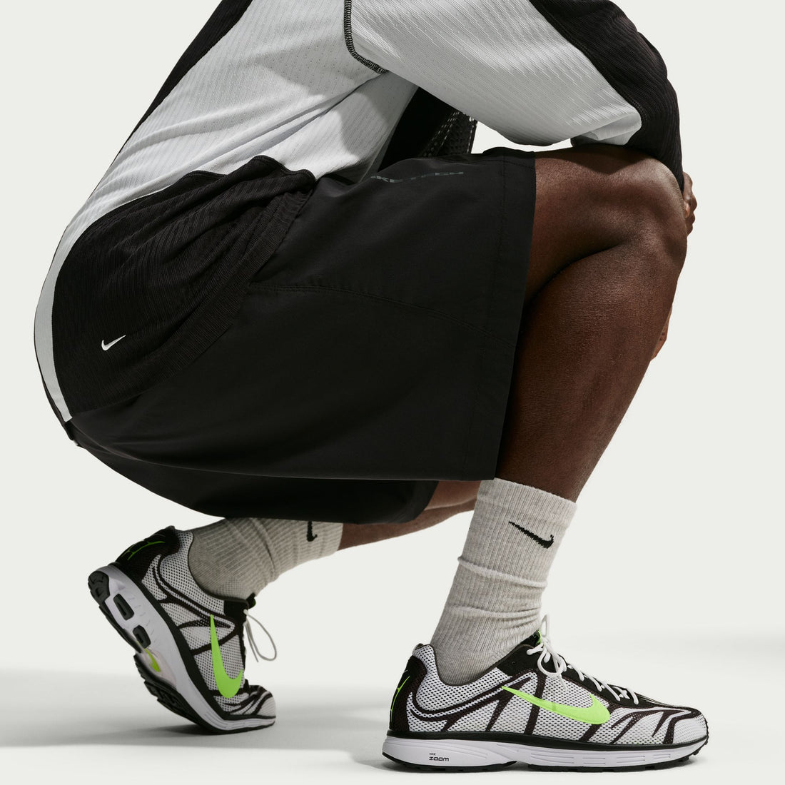 Nike Zoom Streak 3 (White/Volt/Flat Pewter/Black)