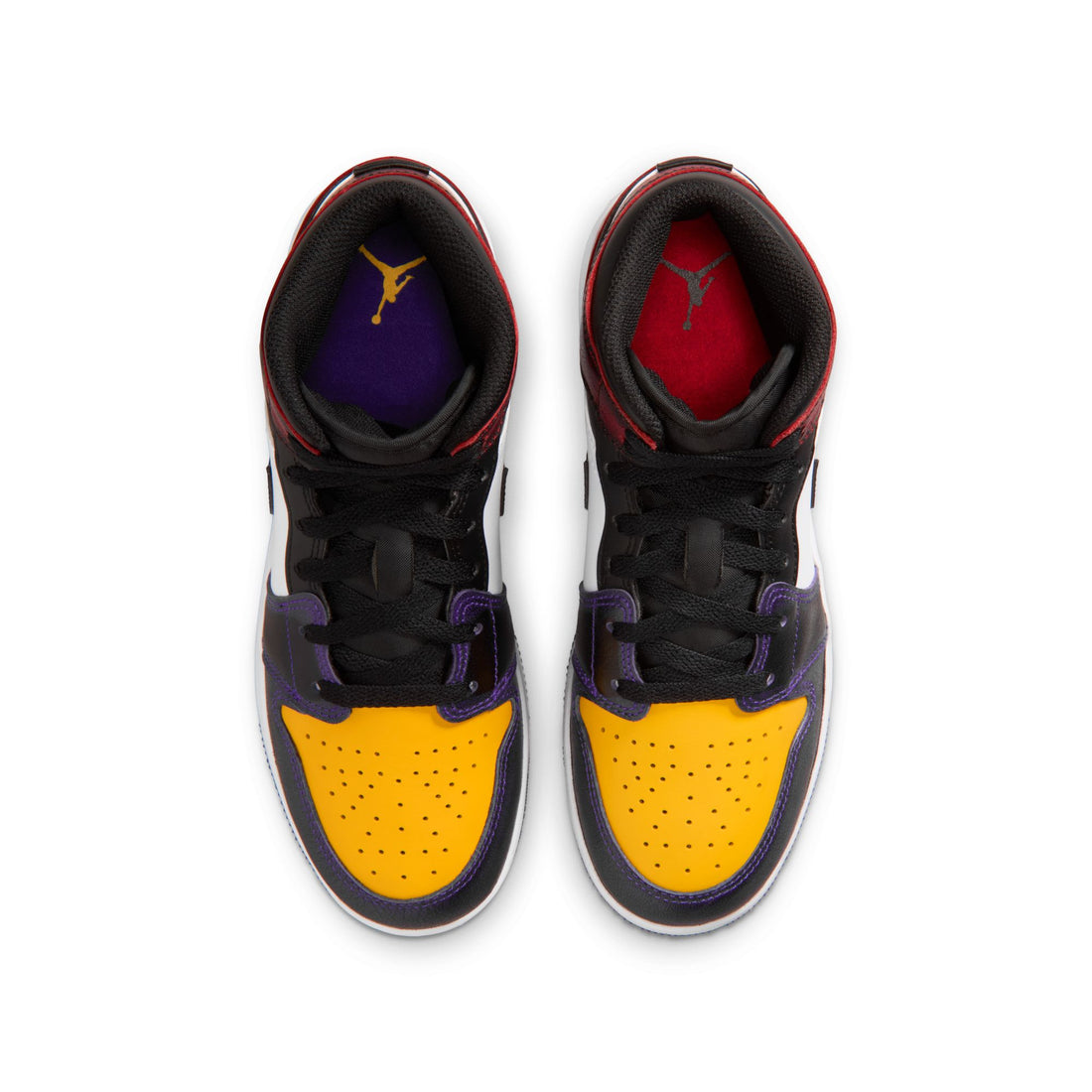 Air Jordan 1 Mid SE BG (True Red/Black/White)