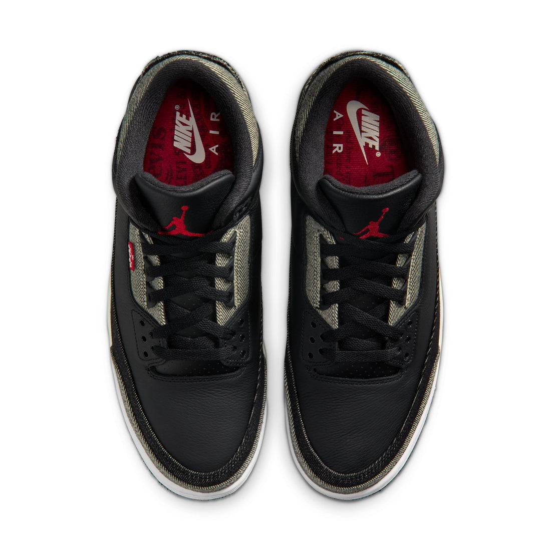 Air Jordan 3 Retro LSC Black SP (Denim/Black/Gym Red)