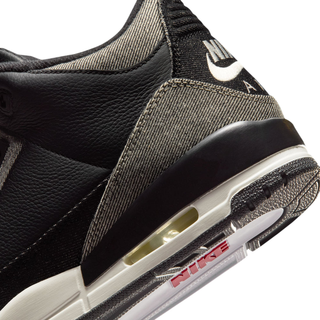 Air Jordan 3 Retro LSC Black SP (Denim/Black/Gym Red)