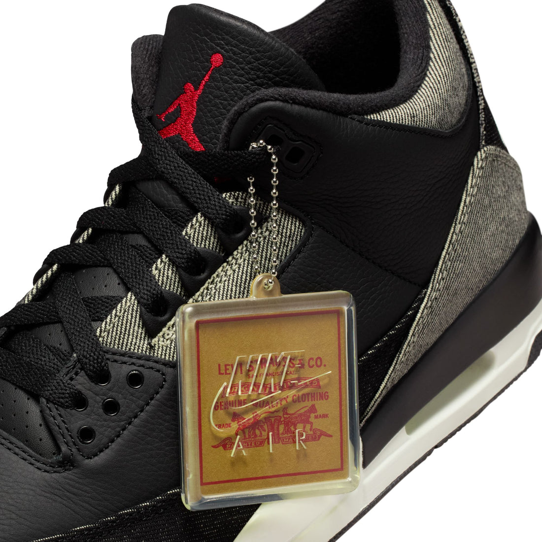 Air Jordan 3 Retro LSC Black SP (Denim/Black/Gym Red)