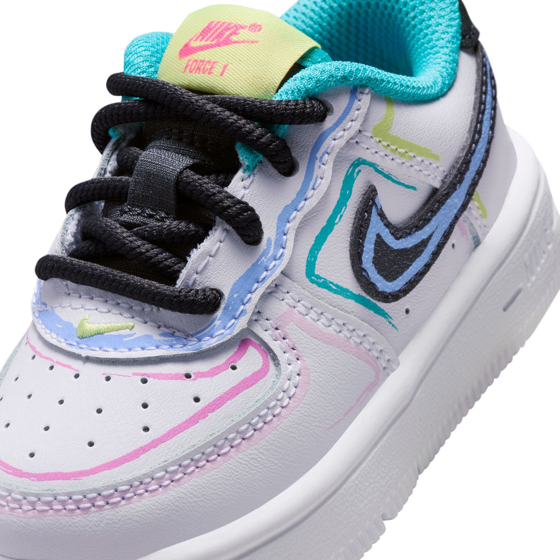 Nike Air Force 1 Low BT Lace (White/Anthracite/Hyper Pink)