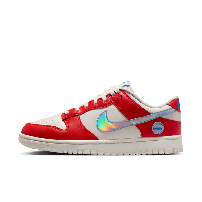 WMNS Nike Dunk Low (Action Red/Multicolor/Sail)