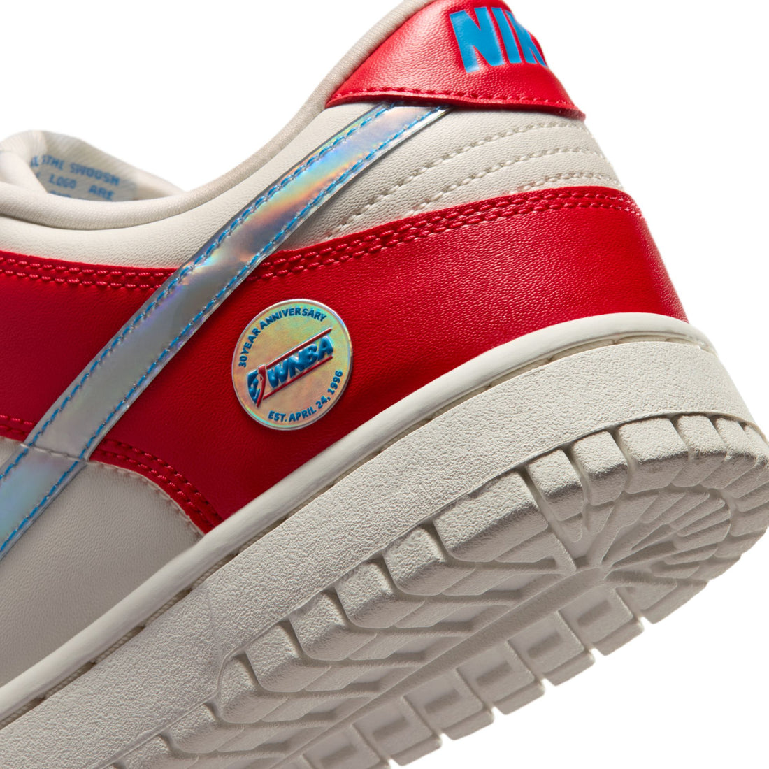 WMNS Nike Dunk Low (Action Red/Multicolor/Sail)