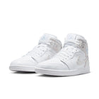 Air Jordan 1 Mid SE (White/Field Silver/White/White)
