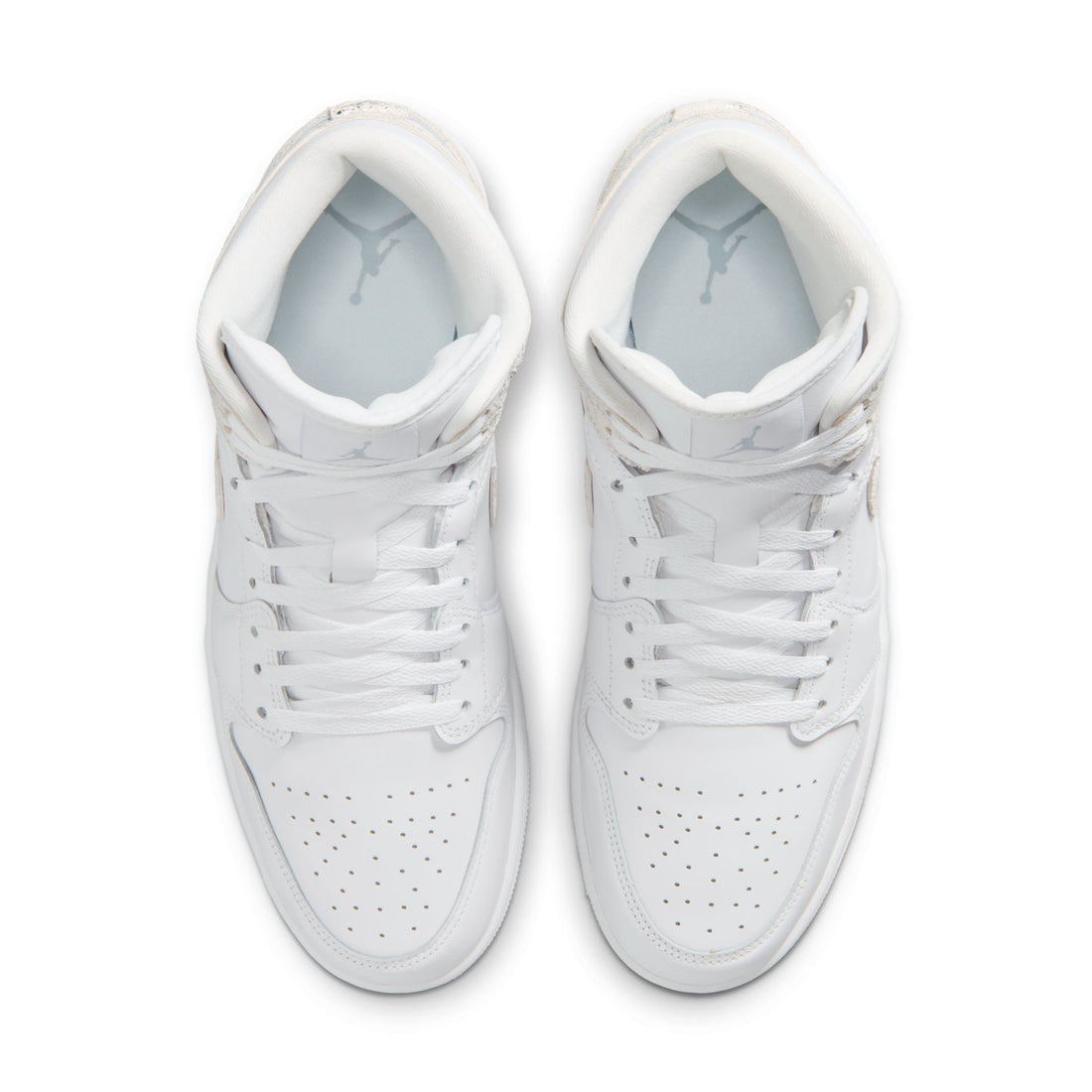 Air Jordan 1 Mid SE (White/Field Silver/White/White)