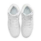 Air Jordan 1 Mid SE (White/Field Silver/White/White)
