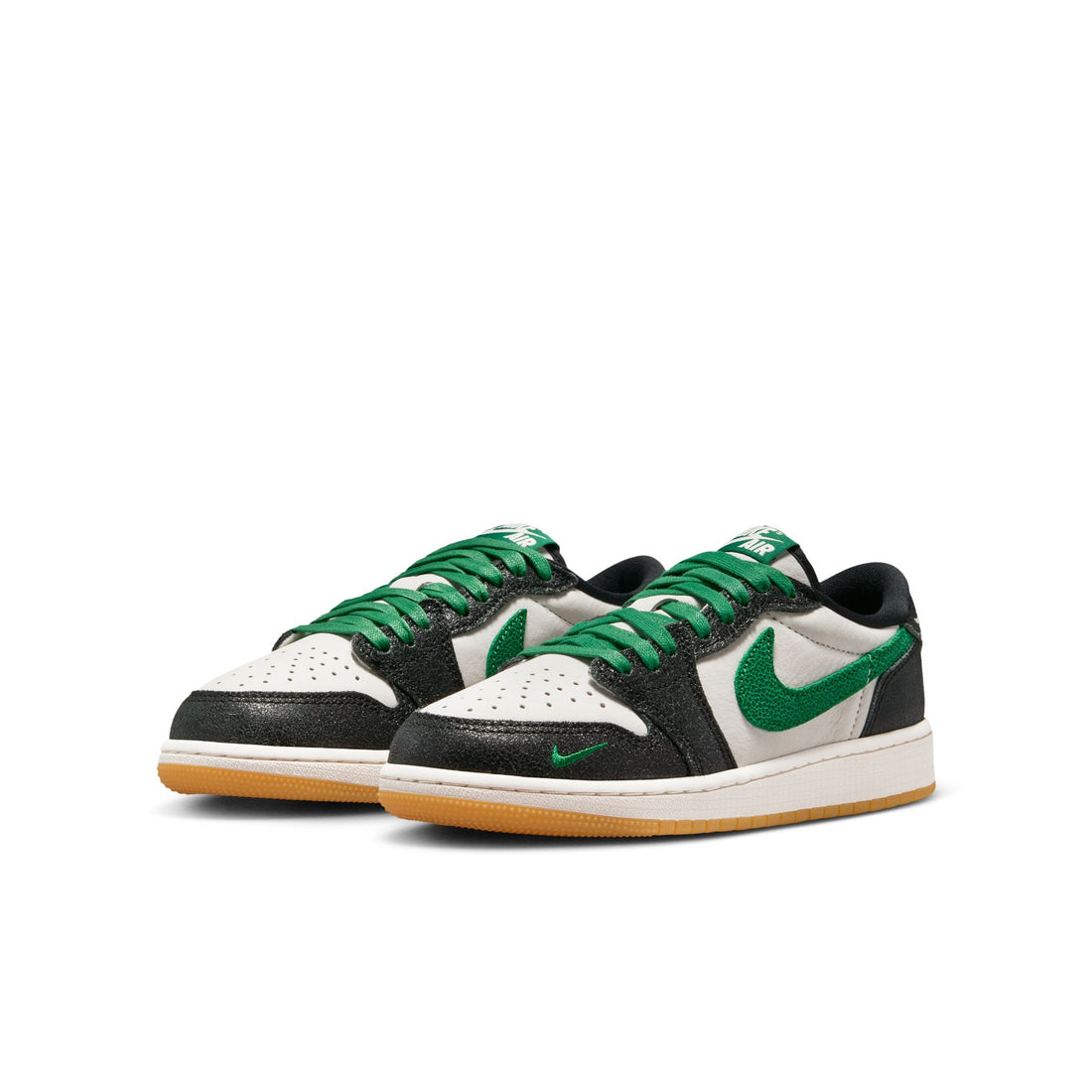 Air Jordan 1 Retro Low OG BG (Phantom/Pine Green/Black)