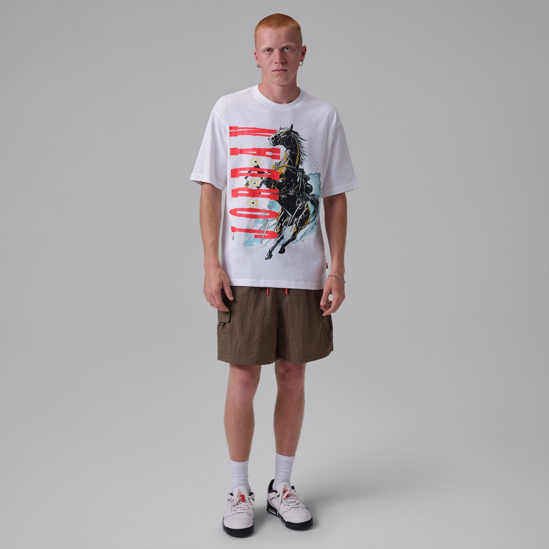 Air Jordan Horse Flight Tee (White)