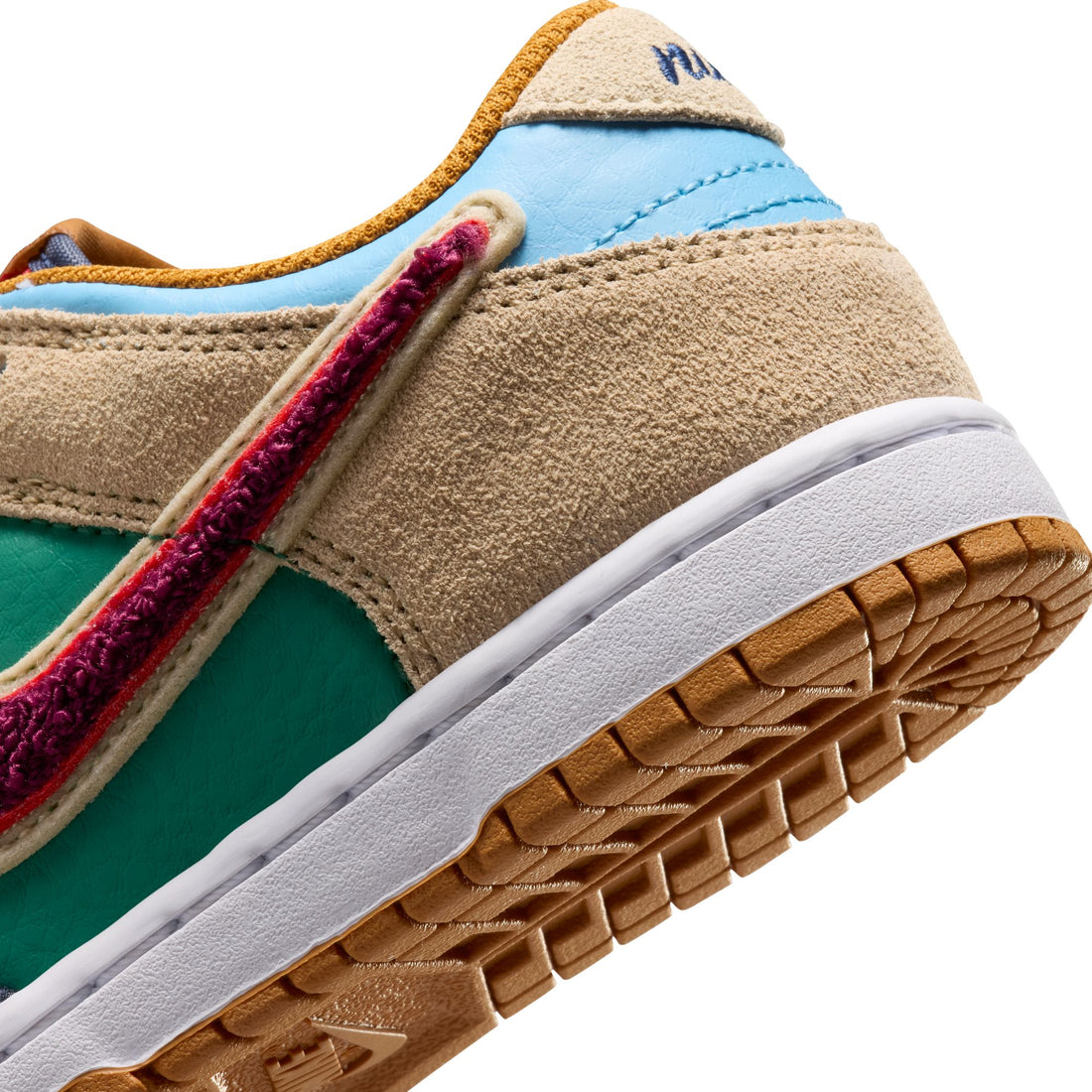 Nike Dunk Low BP (Midnight Navy/Speed Red/Green Noise)