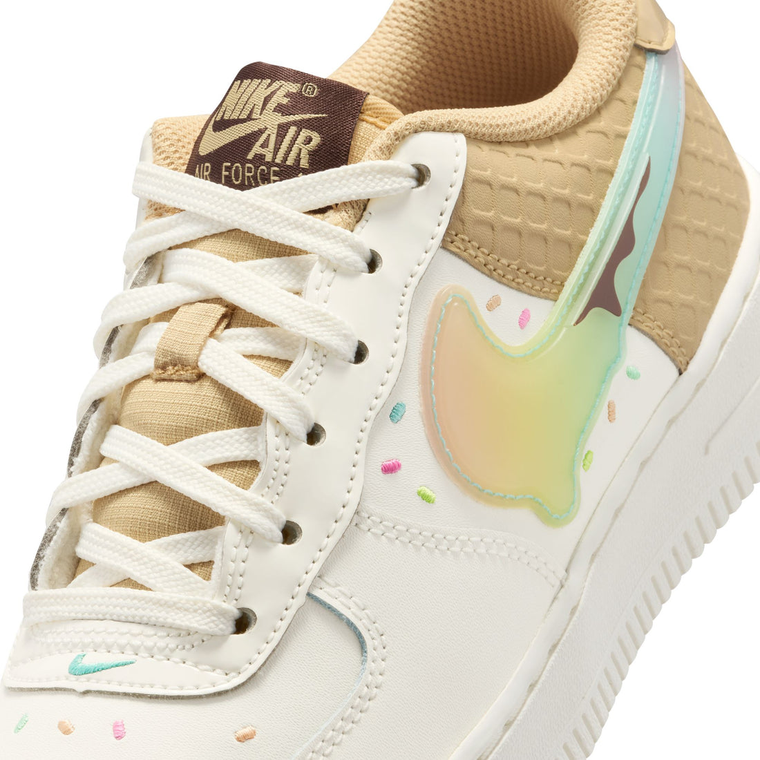Nike Air Force 1 BG (SAIL/MULTI-COLOR-SESAME-LEMON VENOM)