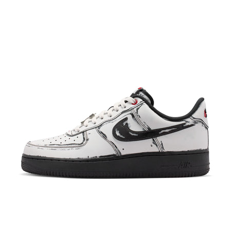 Nike Air Force 1 (Summit White/Metallic Silver)