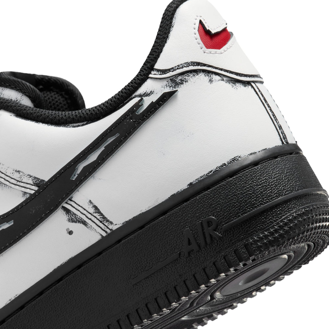 Nike Air Force 1 (Summit White/Metallic Silver)