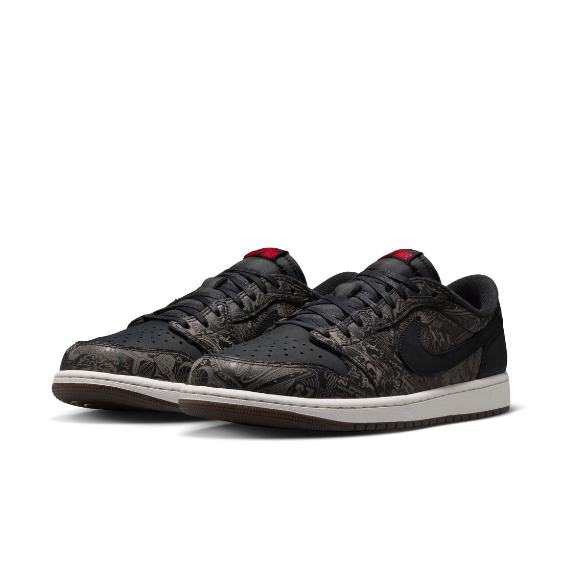 Air Jordan 1 Retro Low OG LS (Black/Varsity Red/Summit White)