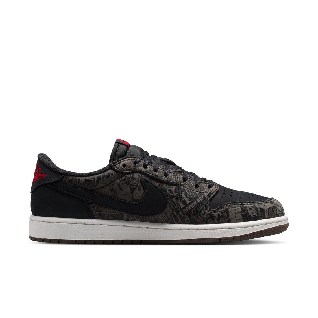 Air Jordan 1 Retro Low OG LS (Black/Varsity Red/Summit White)
