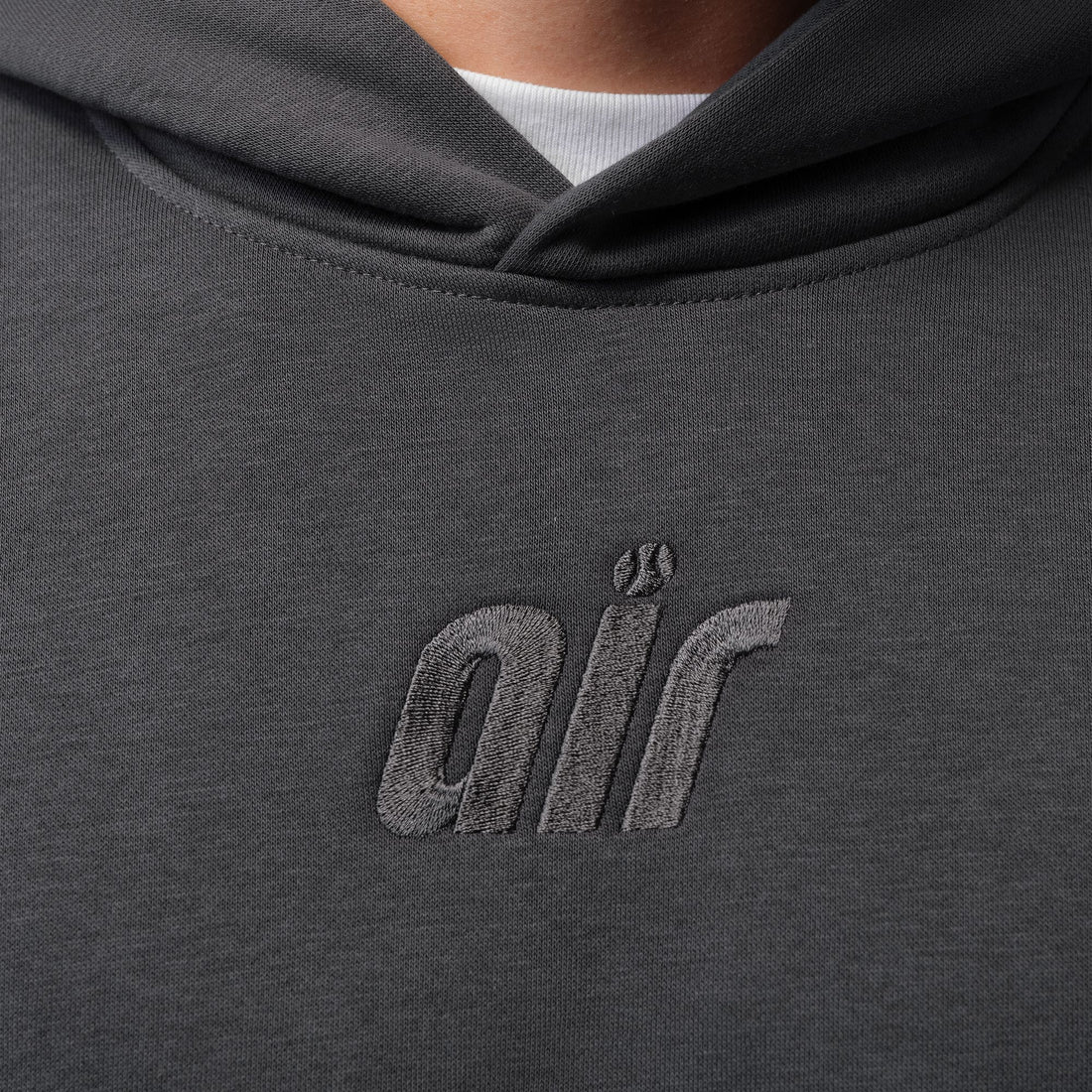 Air Jordan Oversized Brooklyn Fleece Pullover Hoodie (Anthracite)