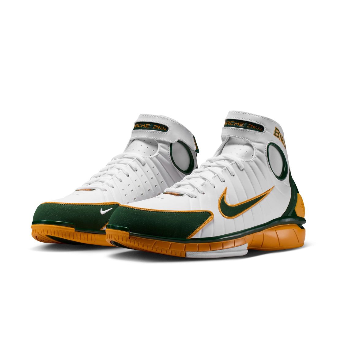 Nike Air Zoom Huarache 2K4 SB (White/Deep Forest/Canyon Gold)