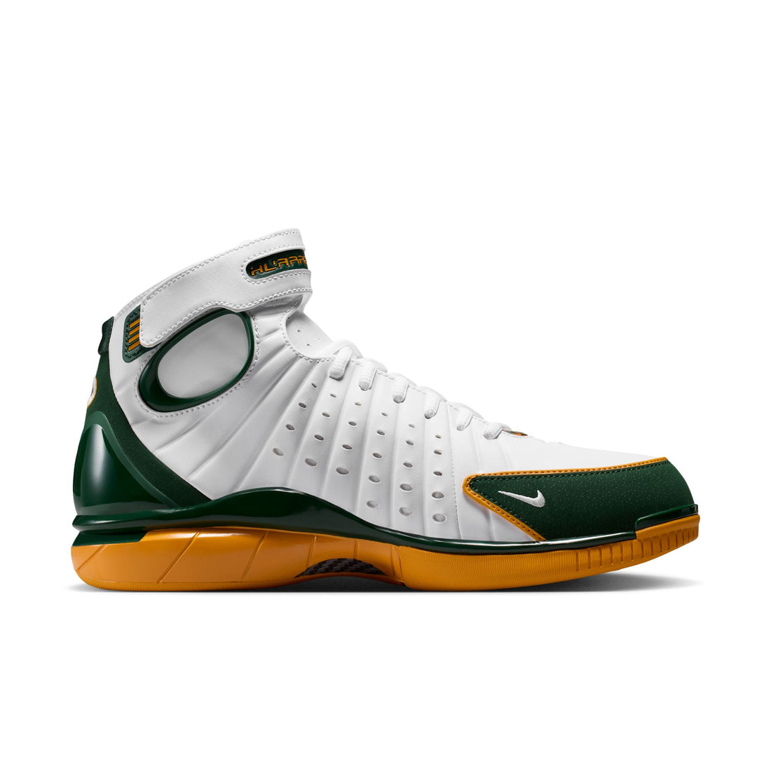 Nike Air Zoom Huarache 2K4 SB (White/Deep Forest/Canyon Gold)