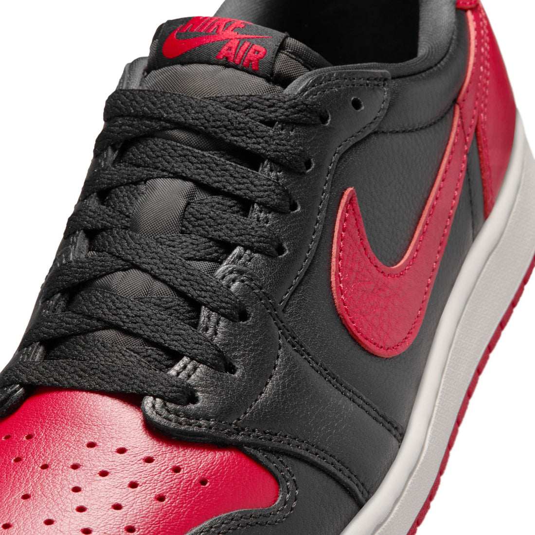 Air Jordan 1 Retro Low OG (BLACK/BLACK-VARSITY RED-SUMMIT WHITE)