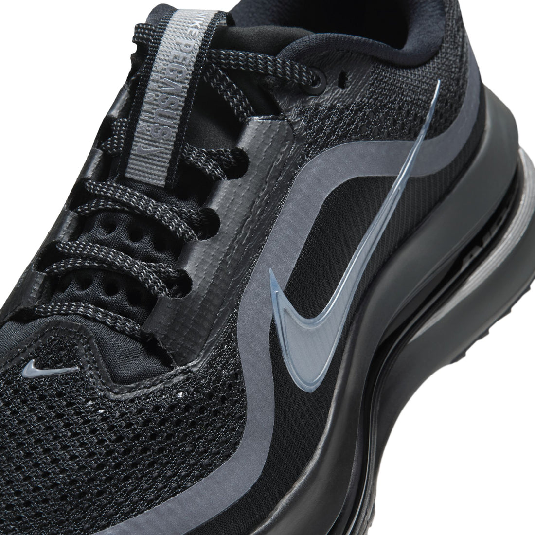 WMNS Nike Pegasus Premium ESS (Black/Metallic Cool Grey/Dark Grey)