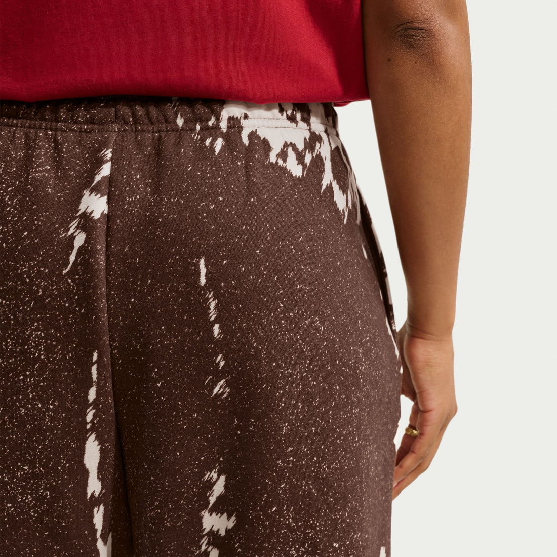 Nike Studio Fleece Medium Weight Oversized High-Rise Cuffed Pants