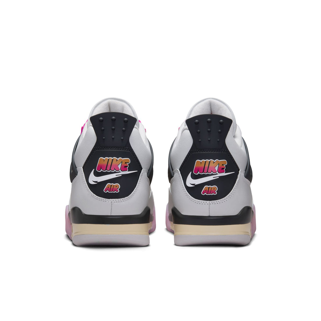 Air Jordan 4 Retro (Off White/Fire Pink/Anthracite)