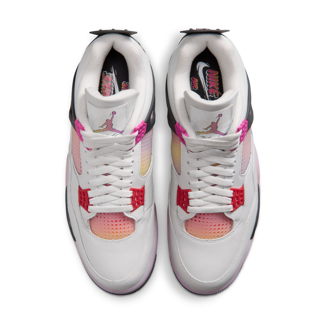 Air Jordan 4 Retro (Off White/Fire Pink/Anthracite)