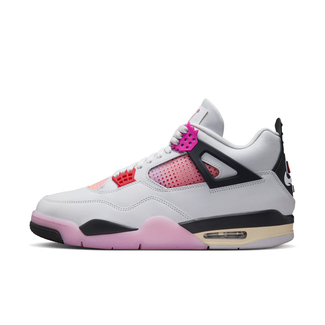 Air Jordan 4 Retro (Off White/Fire Pink/Anthracite)