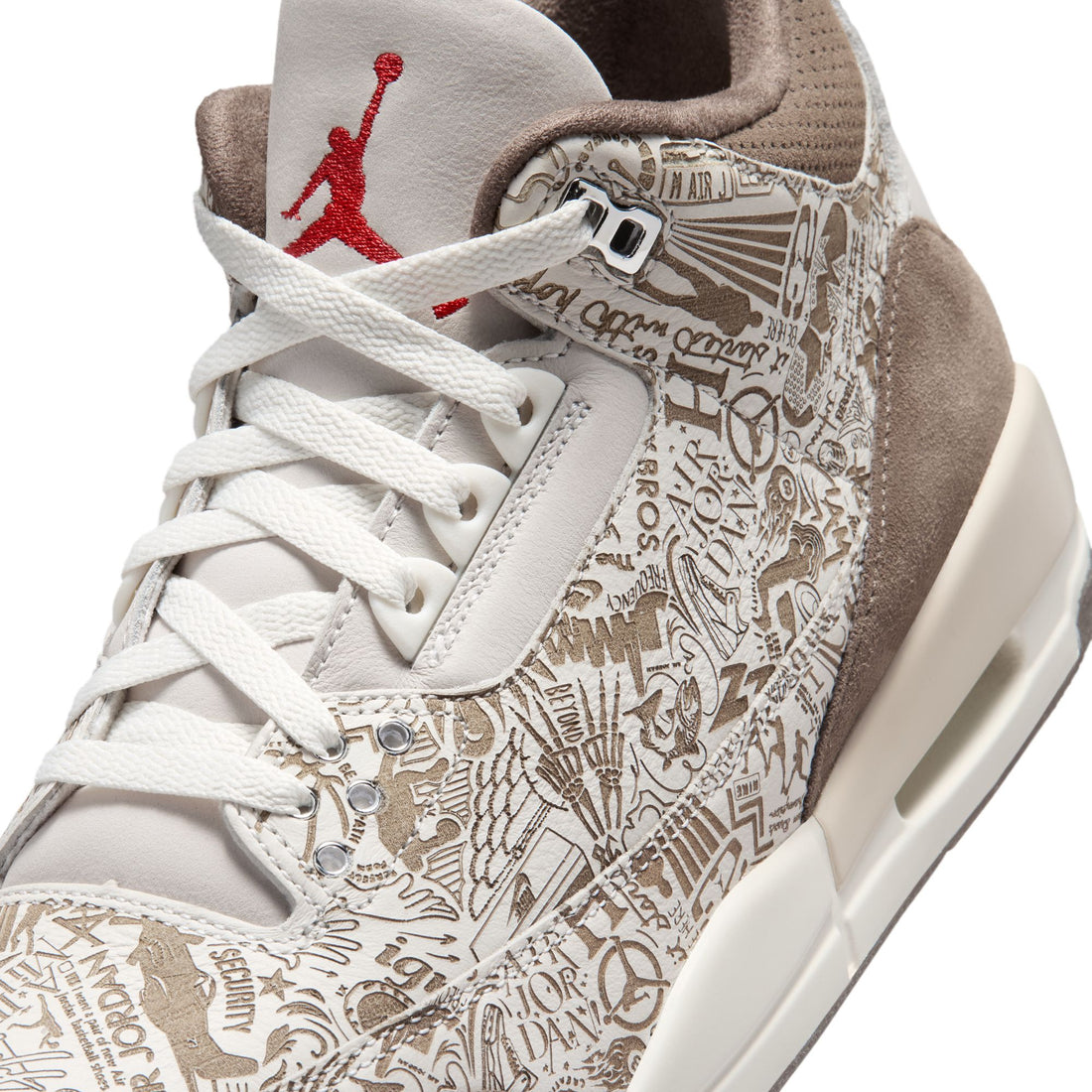 Air Jordan 3 Retro Laser (Phantom/University Red)