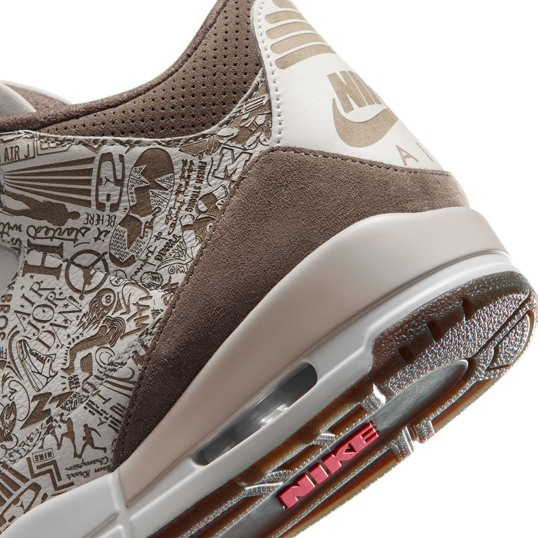 Air Jordan 3 Retro Laser (Phantom/University Red)