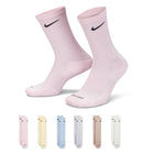 Nike Everyday Plus Cushioned Training Crew Socks 6 Pairs (Multi-Color)