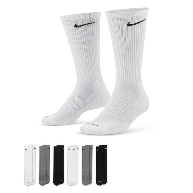 Nike Everyday Plus Cushioned Socks (White/Black/Grey)