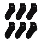 Nike Everyday Cushioned Training Ankle Socks 6 Pairs (Black)