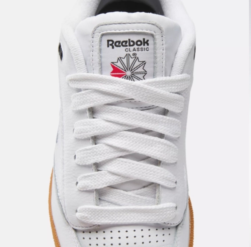 Reebok Club C Bulc (Footwear White/Black/Rubber Gum-03)