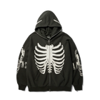 HUF Facehugger Full-Zip Hoodie (Vintage Black | 100% Cotton)