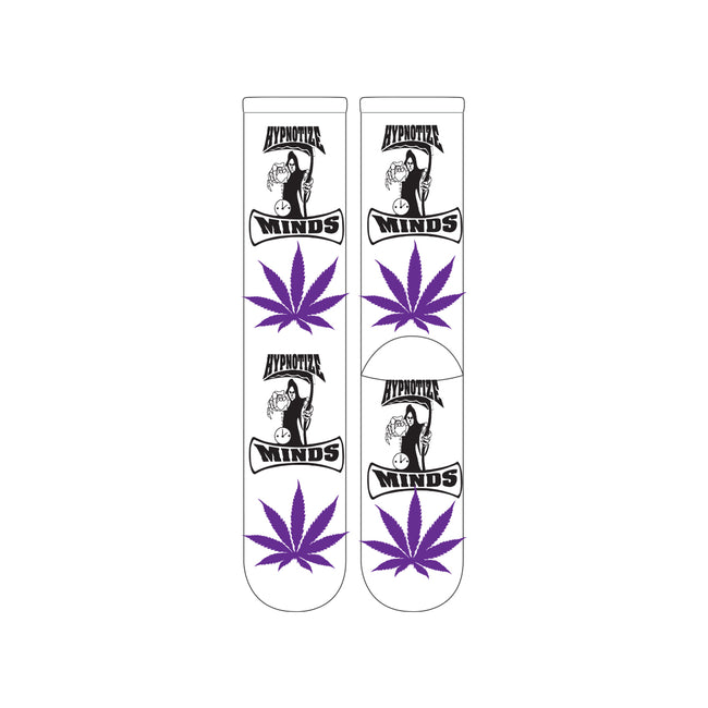 HUF x Three 6 Mafia Hypnotize Minds Plantlife Sock - White
