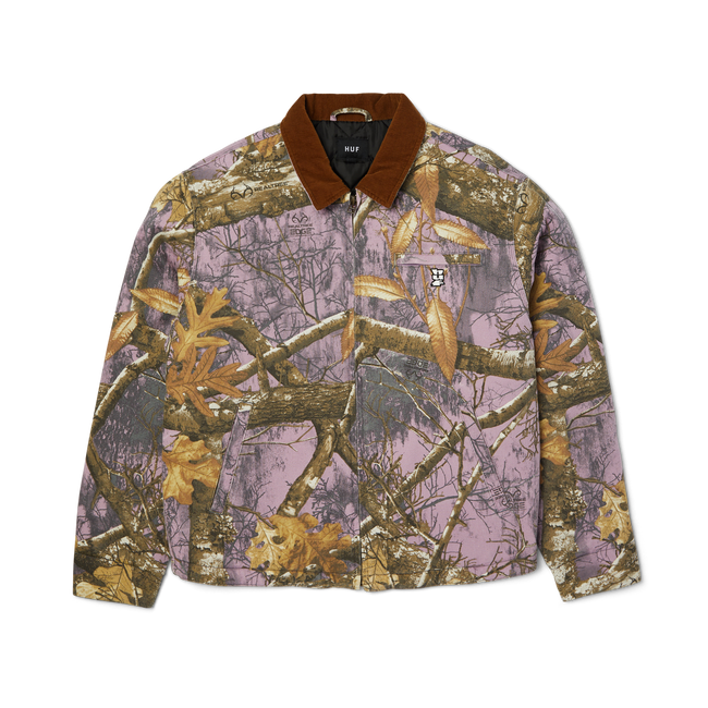 HUF Realtree Megablast Work Jacket - Lilac