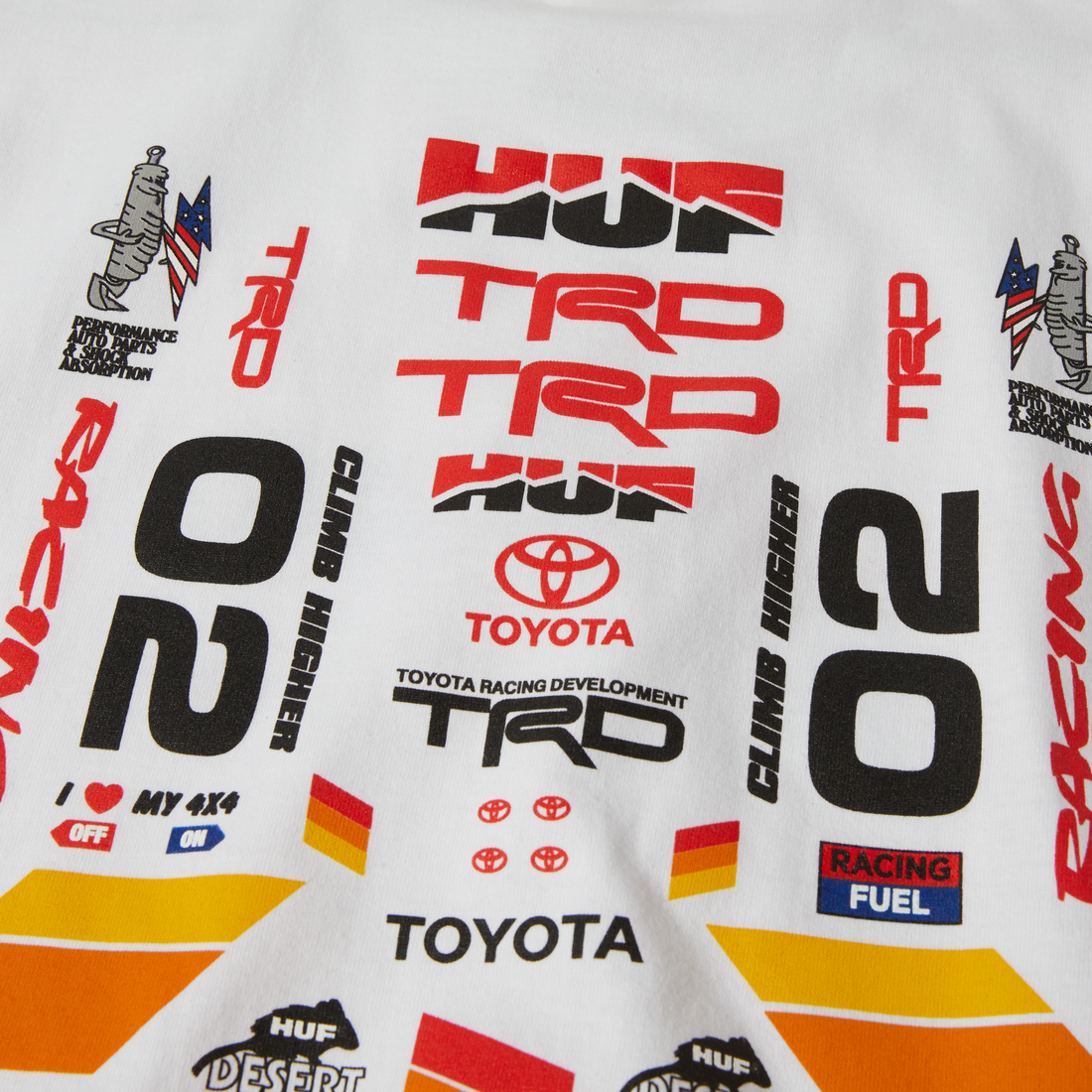 HUF x TRD Stickered S/S Tee
