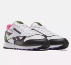 Reebok X Anuel AA Classic Leather Shoes (Black/White/Pink)