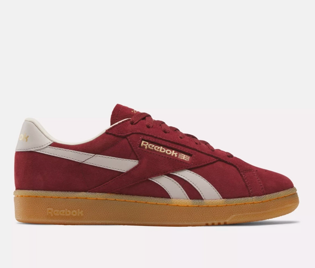 Reebok Club C Grounds UK Unisex (Rich Maroon/Moonstone/Reebok Brass)