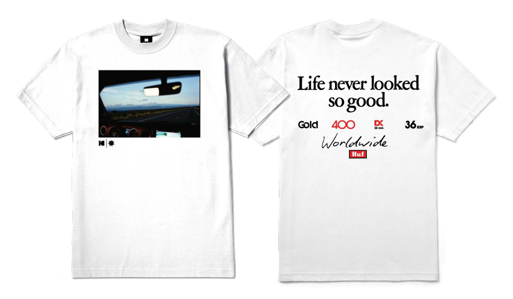 HUF Rear View S/S Tee (White)