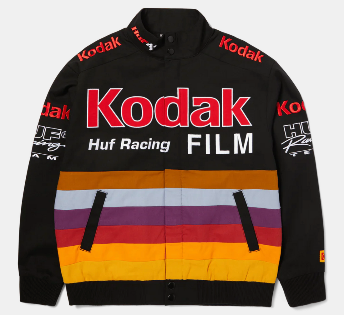 HUF Pole Position Racing Jacket (Black)