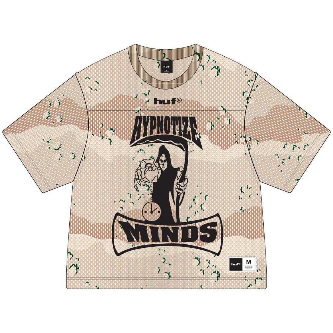 HUF x Three 6 Mafia Football Jersey - Camo