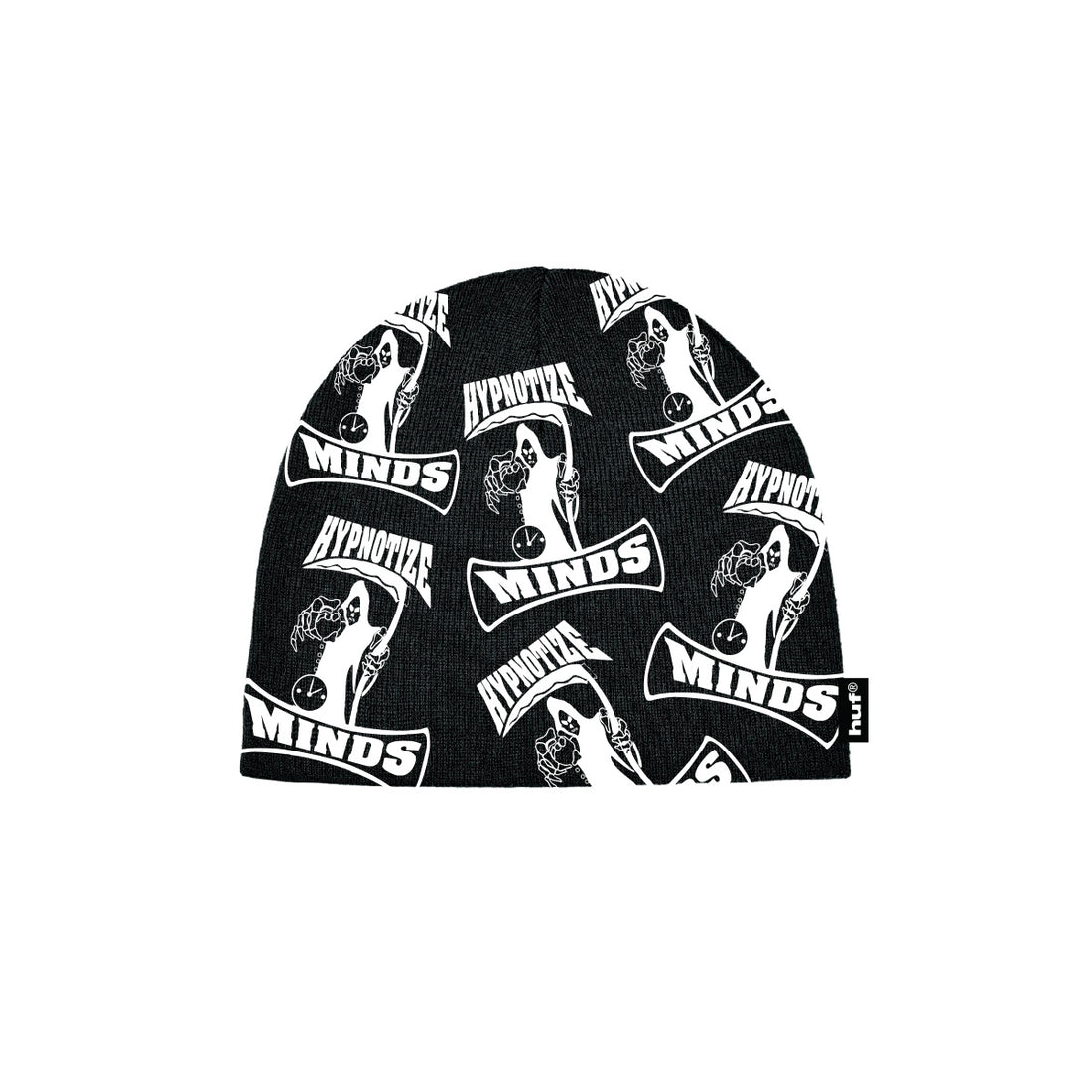 HUF x Three 6 Mafia Skull Beanie - Black