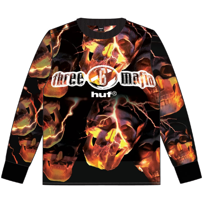 HUF x Three 6 Mafia Torched LS Thermal -Multi