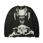 HUF Xenomorph Long Sleeve Thermal (Vintage Black | 98% Cotton/2%Spandex)