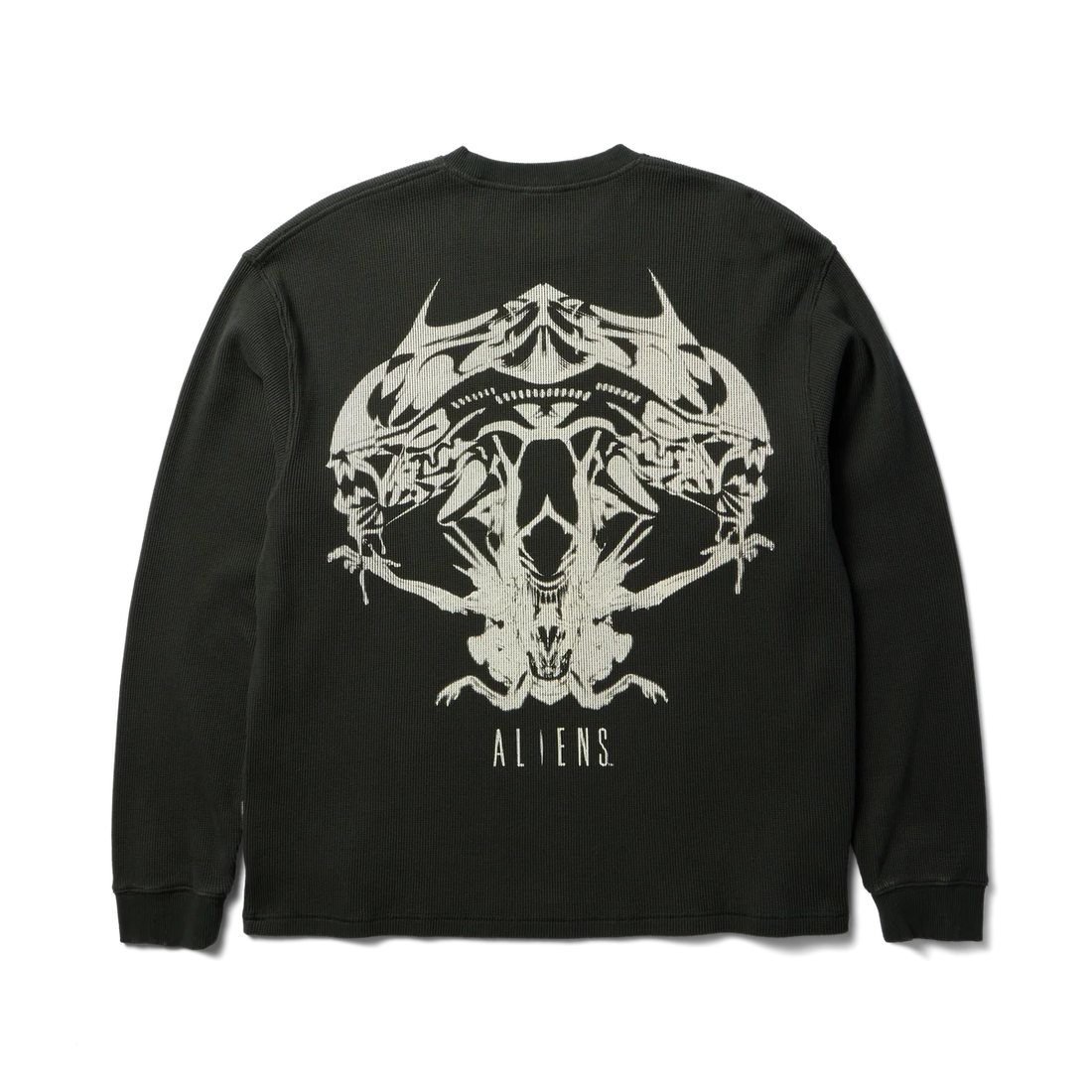 HUF Xenomorph Long Sleeve Thermal (Vintage Black | 98% Cotton/2%Spandex)