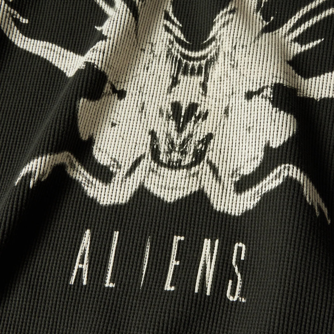 HUF Xenomorph Long Sleeve Thermal (Vintage Black | 98% Cotton/2%Spandex)